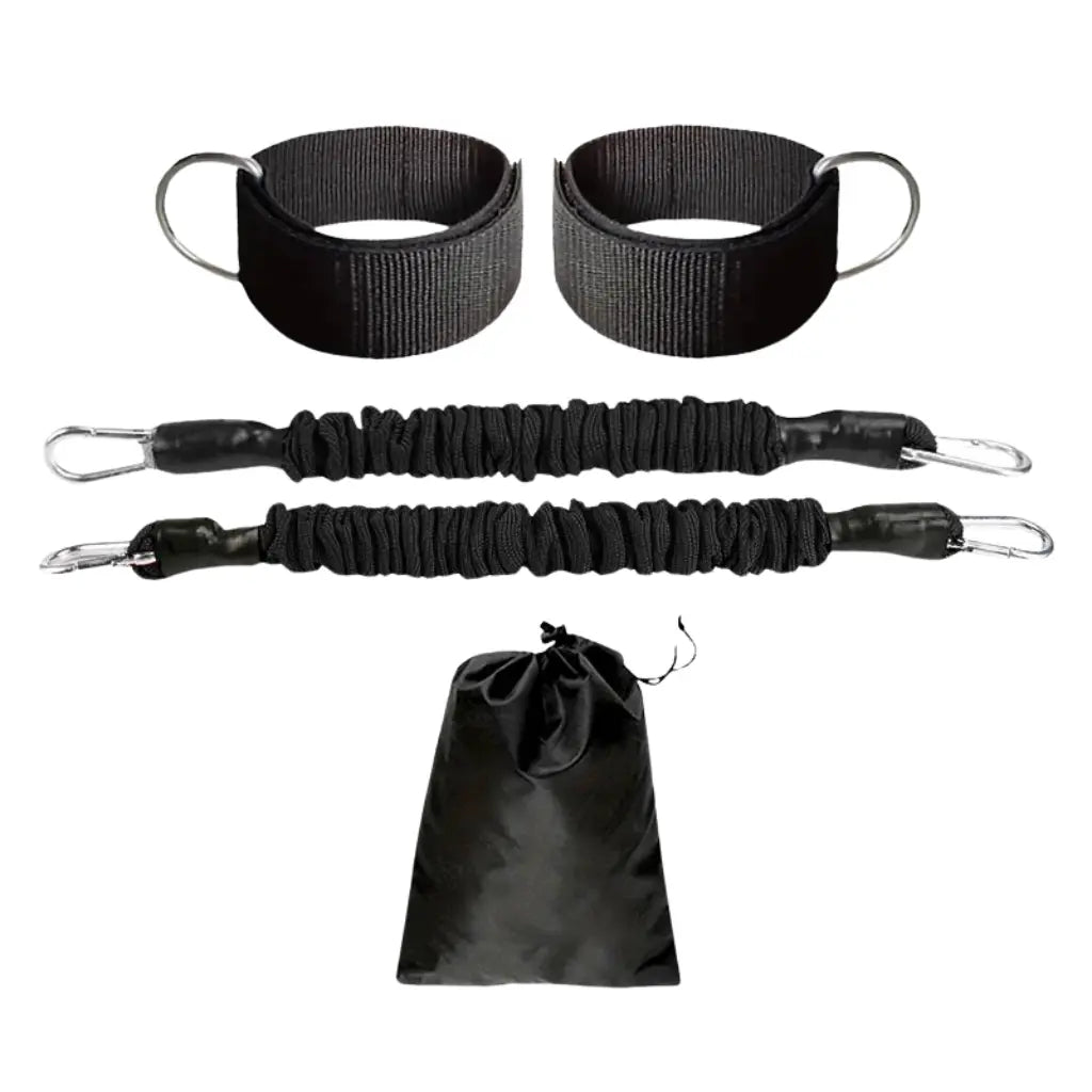 FitStrap Resistance Trainer – Fußgurt mit Zugseil für Beintraining + Tasche dazu