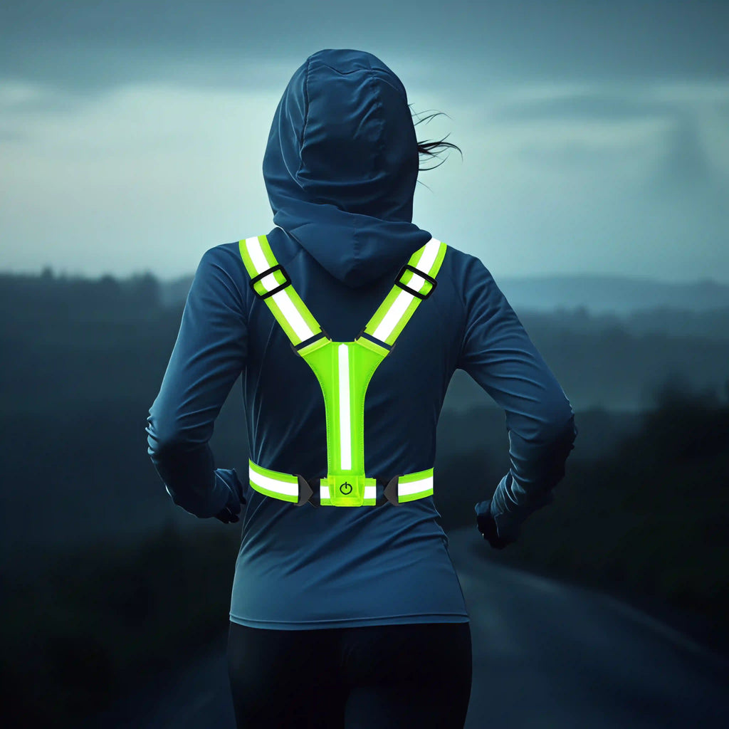 Leuchtende Laufweste - Ultraleichte Sportweste Outdoor Jogging, Marathon & Radfahren