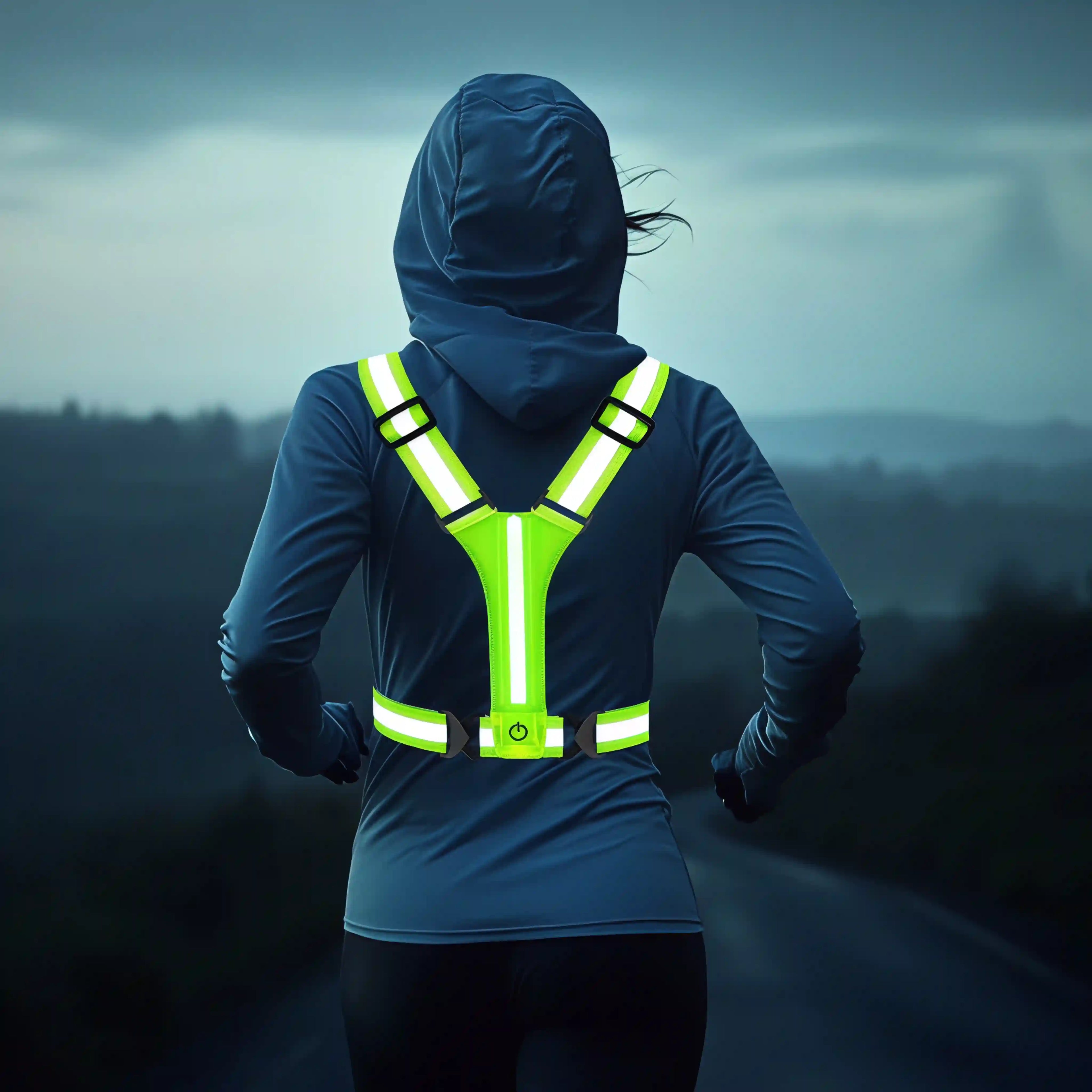 Leuchtende Laufweste - Ultraleichte Sportweste Outdoor Jogging, Marathon & Radfahren