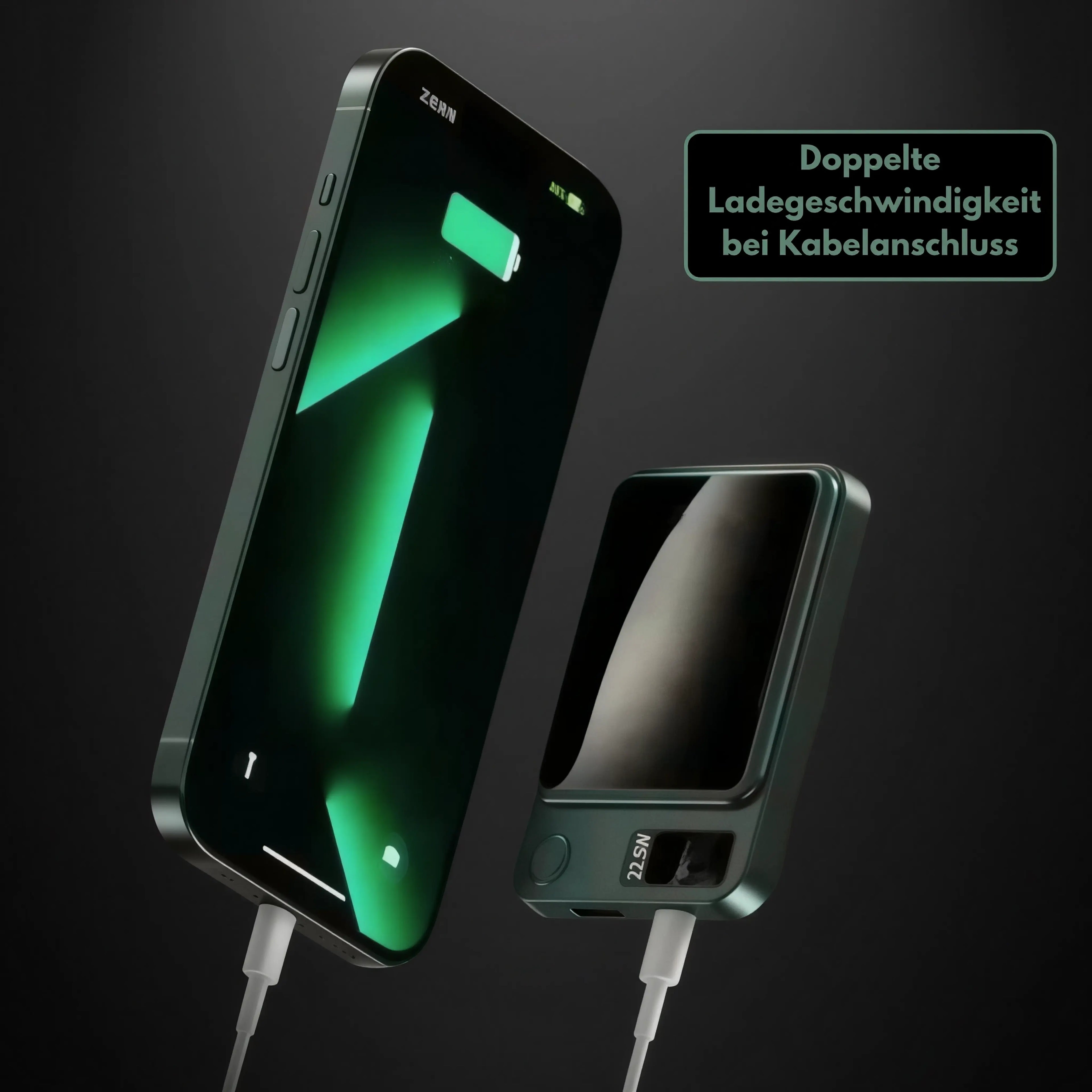 VoltEase Magnet Powerbank Fast Charge – Kabellose universal- Powerbank