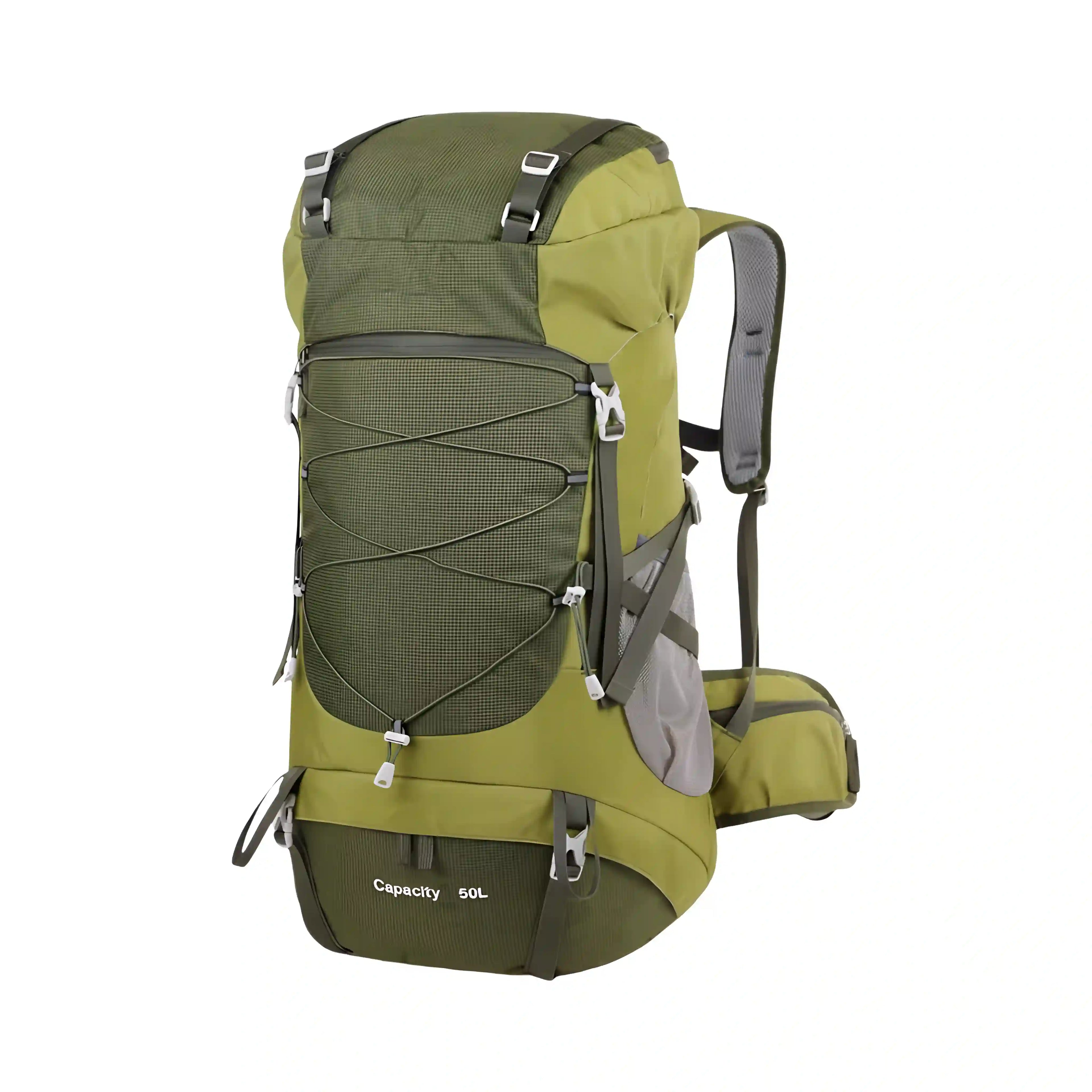 Wanderrucksack 50L – Reiserucksack mit Regenschutz & Komfort