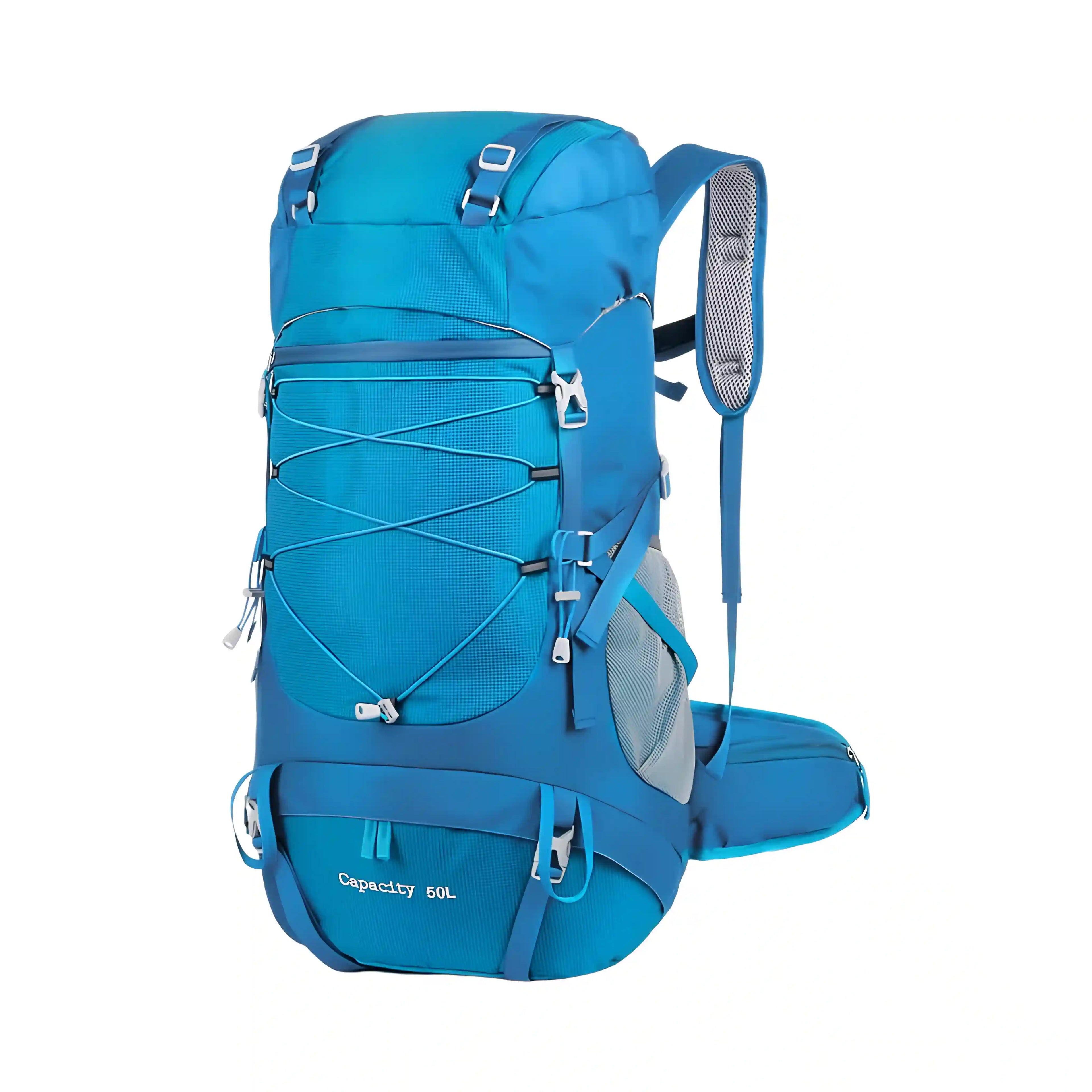 Wanderrucksack 50L – Reiserucksack mit Regenschutz & Komfort