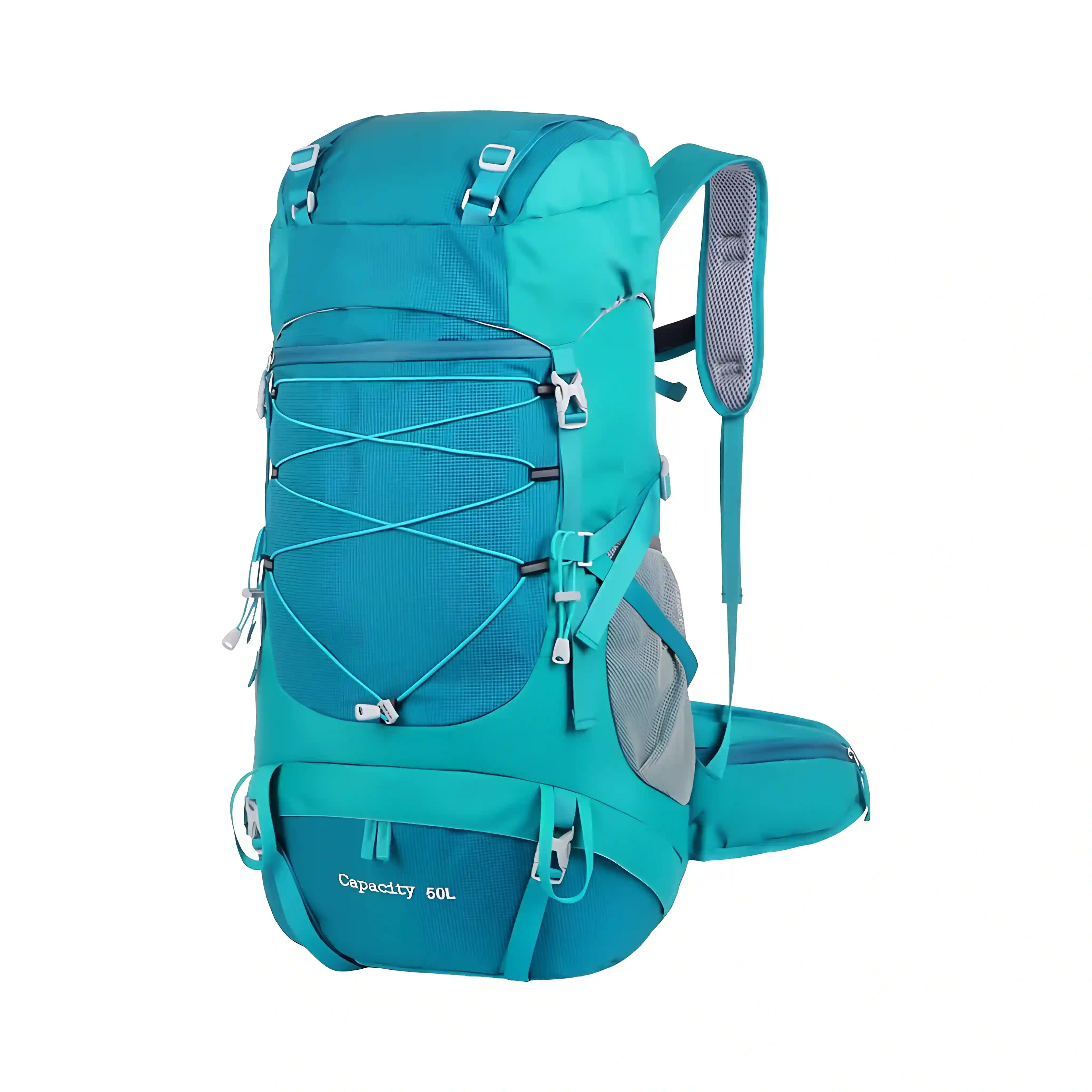 Wanderrucksack 50L – Reiserucksack mit Regenschutz & Komfort