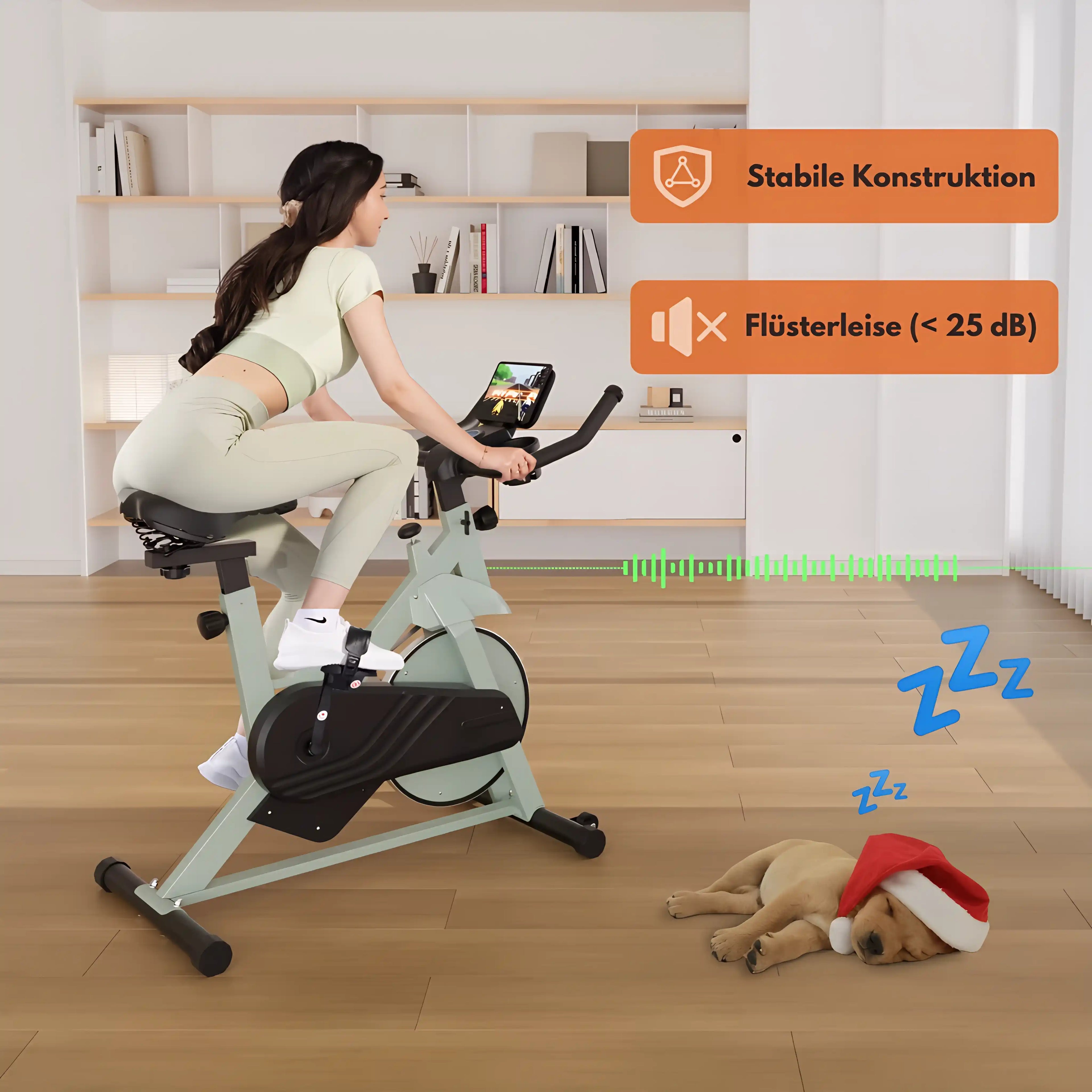 Fitness Bike – Magnetischer Widerstand mit Touch-Steuerung