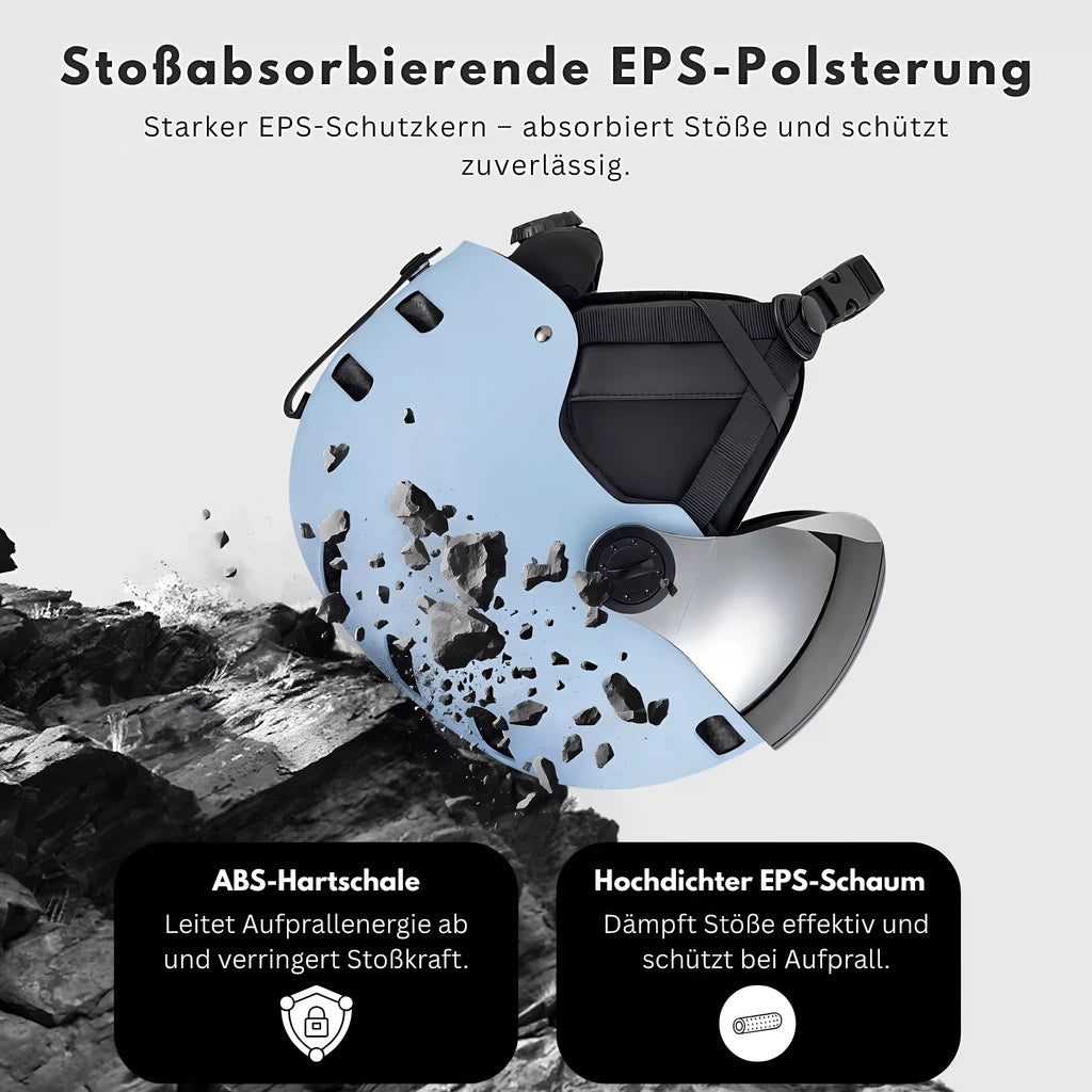 Skihelm mit Visier & Premium-Schutz