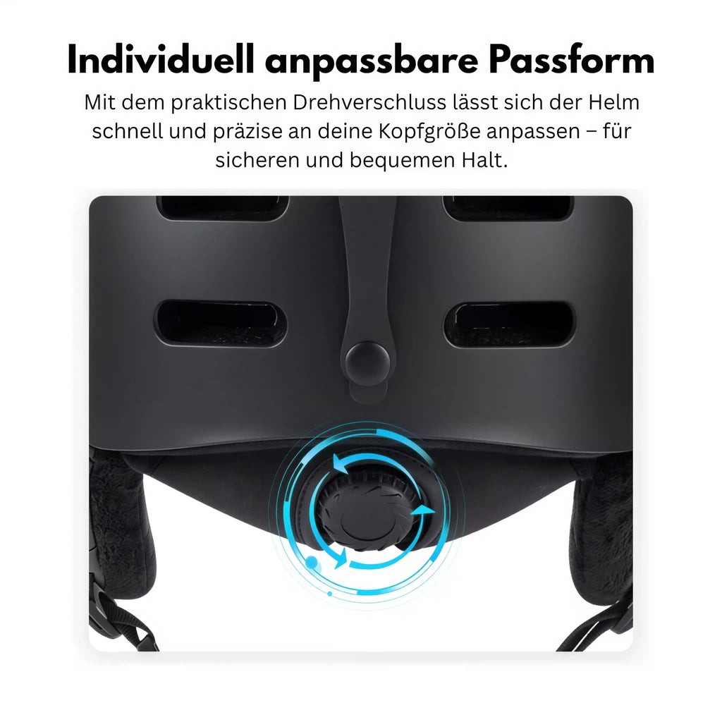 Skihelm mit Visier & Premium-Schutz