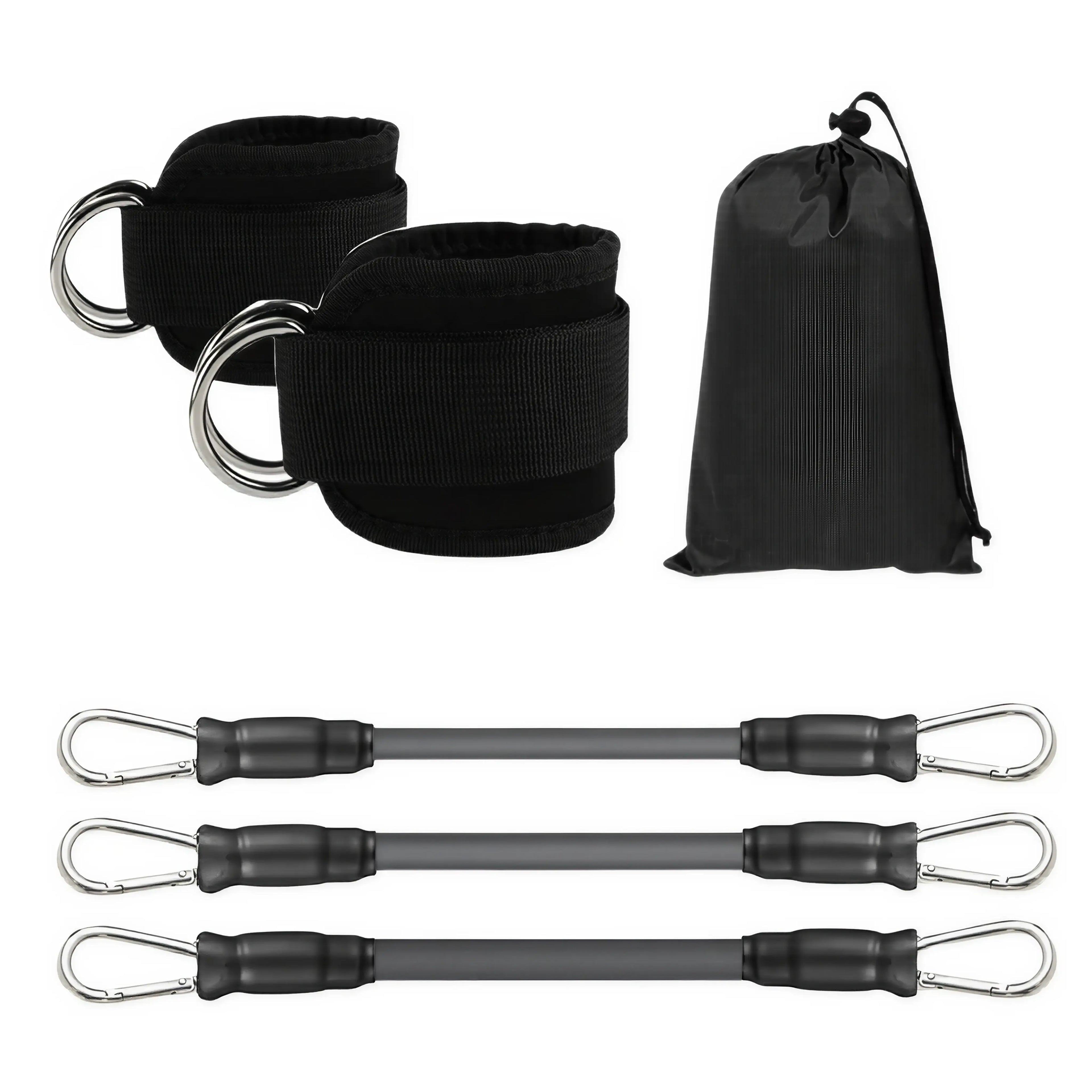 BootyBand Ankle Trainer – Resistance-Band-Set mit Knöchelriemen für gezieltes Bein- & Po-Workout
