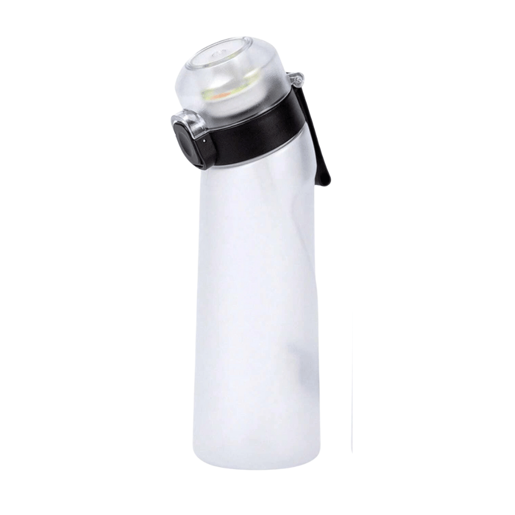 AirFlavor Sportflasche – Geschmackswasserflasche mit Duft-Pod & Trinkhalm für aktiven Lifestyle