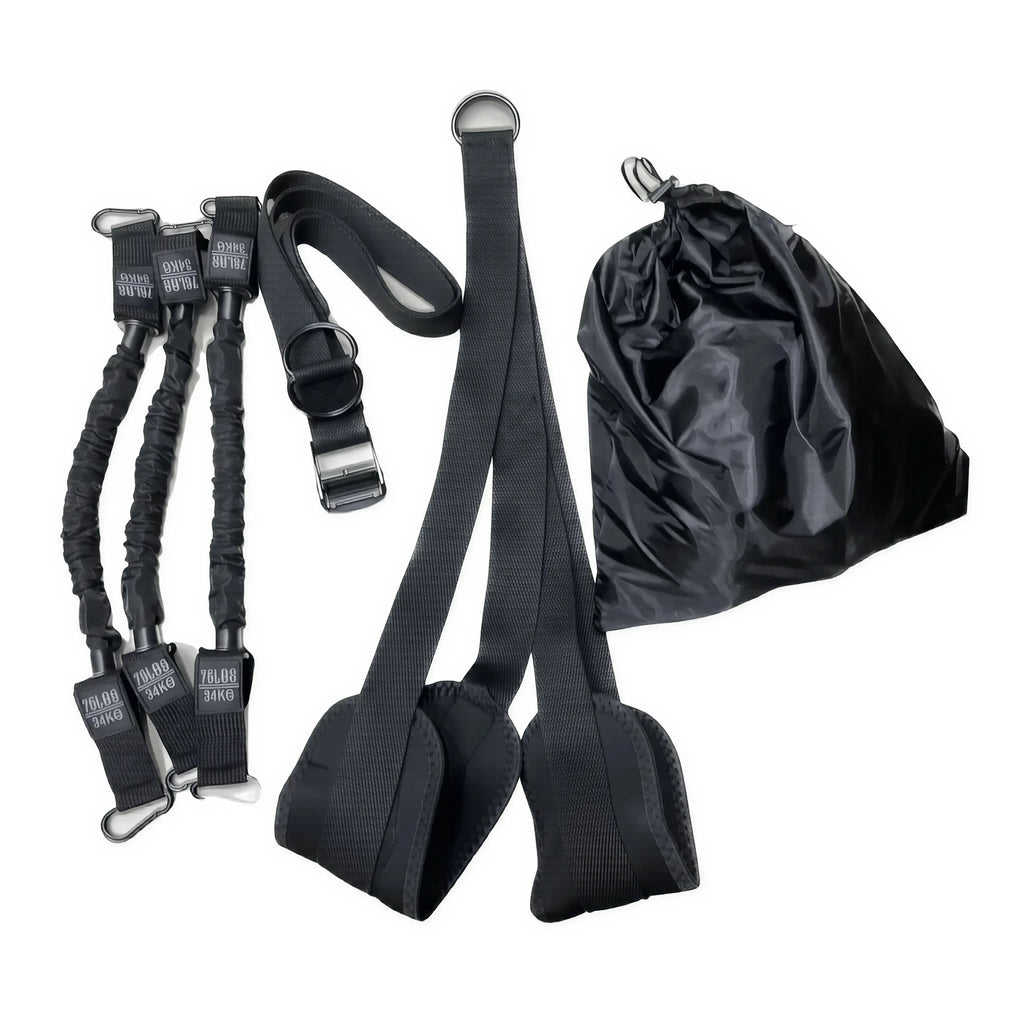 MaxSupport Pull-Up Band Set – Widerstandsbänder für Klimmzüge, Dips & funktionelles Training (bis 136 kg)