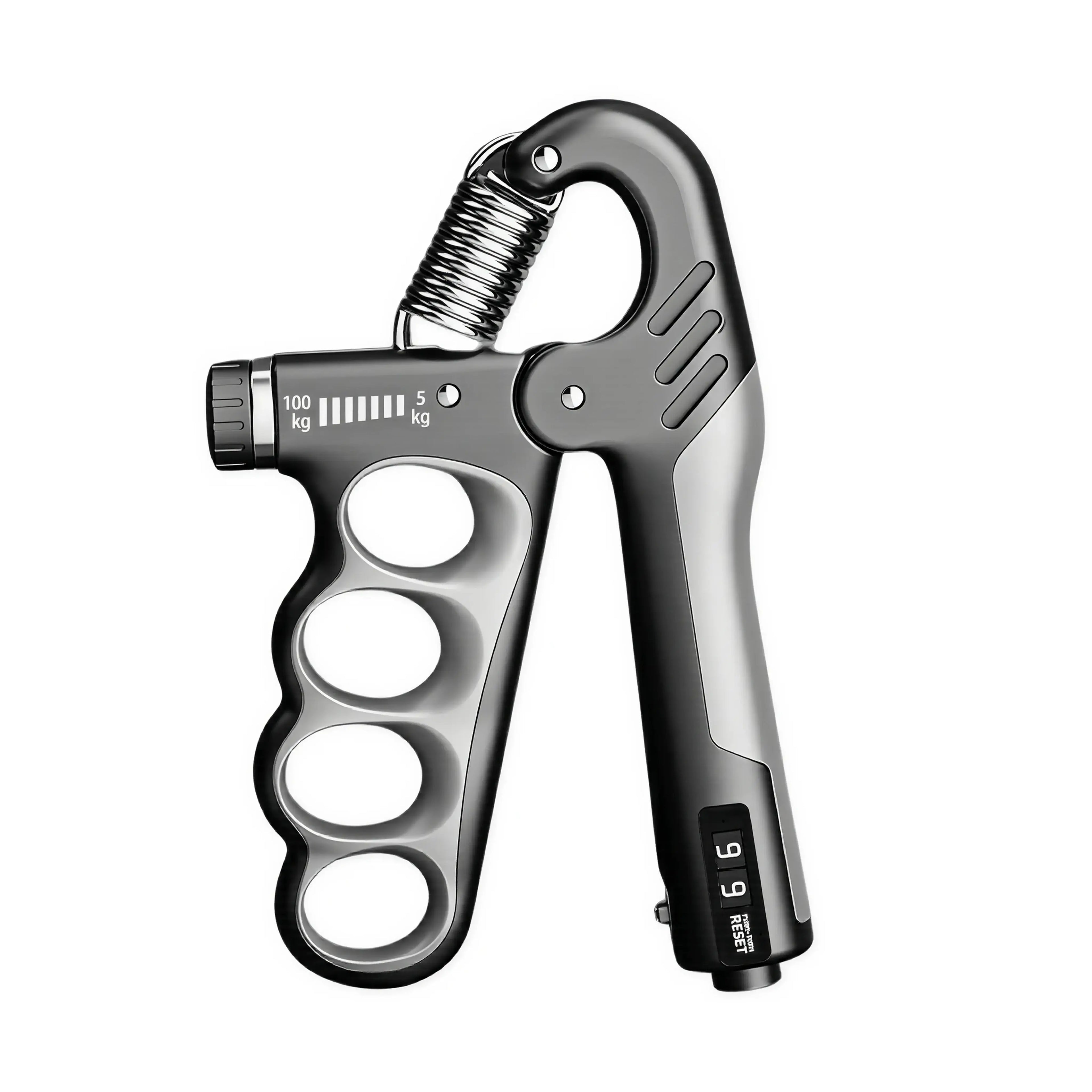 GripMaster Pro – Verstellbarer Handtrainer 5–100 kg für Griffkraft, Unterarmtraining & Reha Fitperform