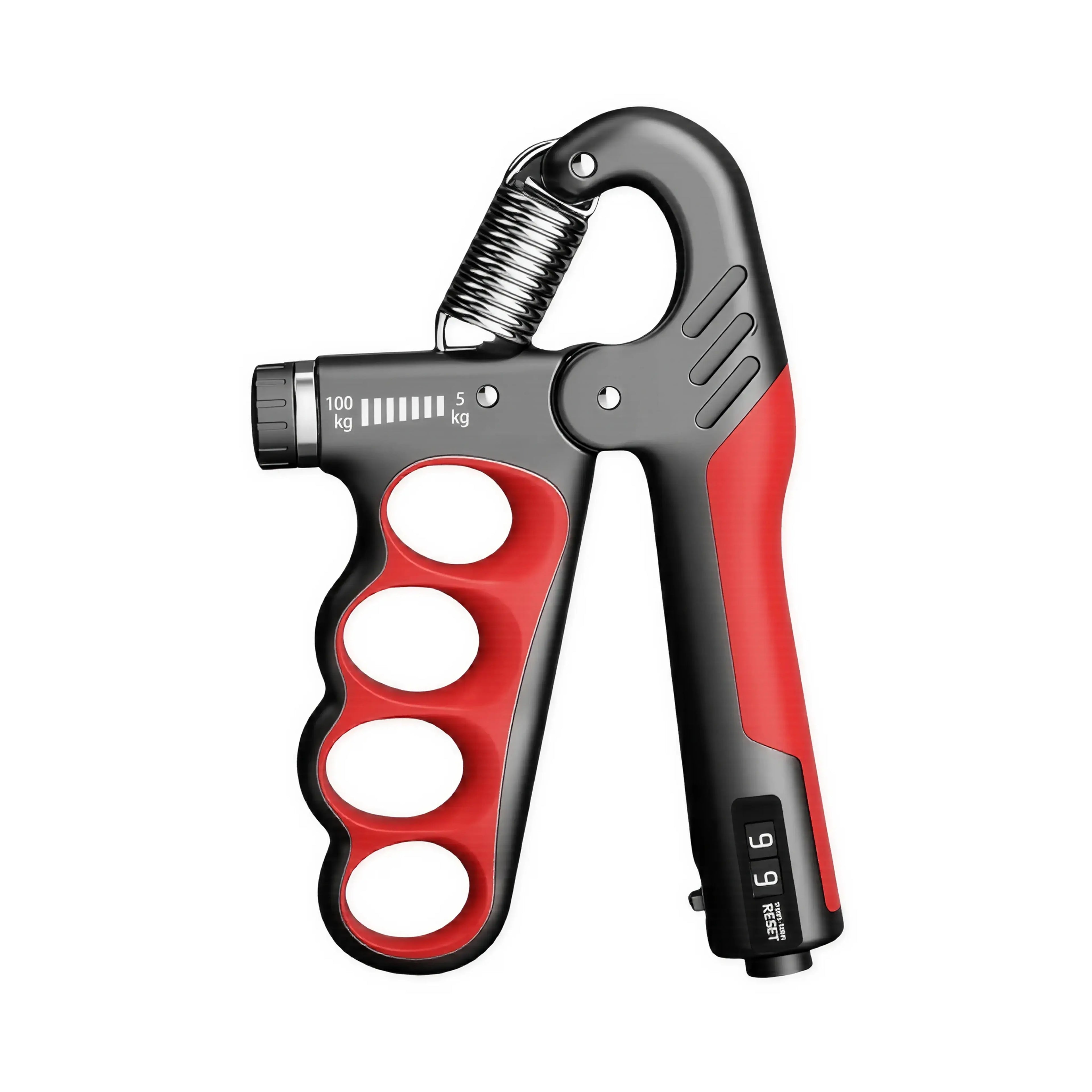 GripMaster Pro – Verstellbarer Handtrainer 5–100 kg für Griffkraft, Unterarmtraining & Reha Fitperform