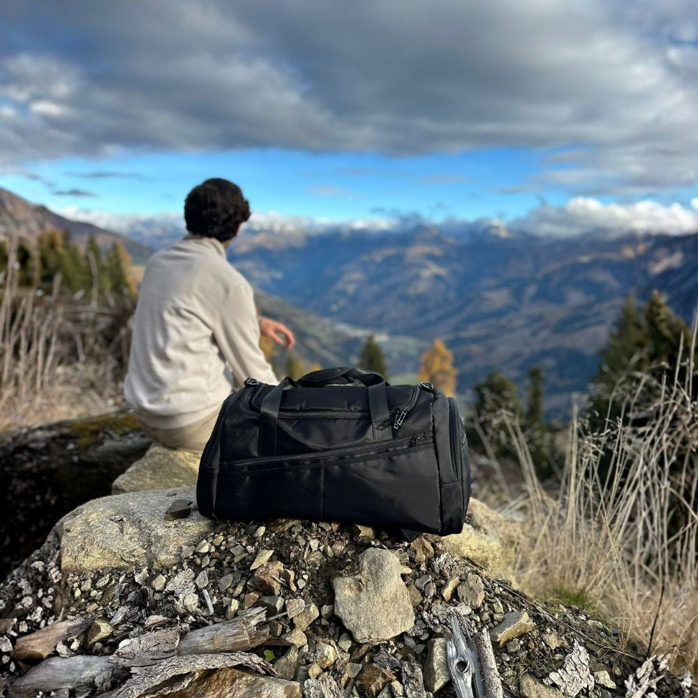 Sporttasche mit Schuhfach – Multifunktionelle Fitness Tasche mit Schultergurt