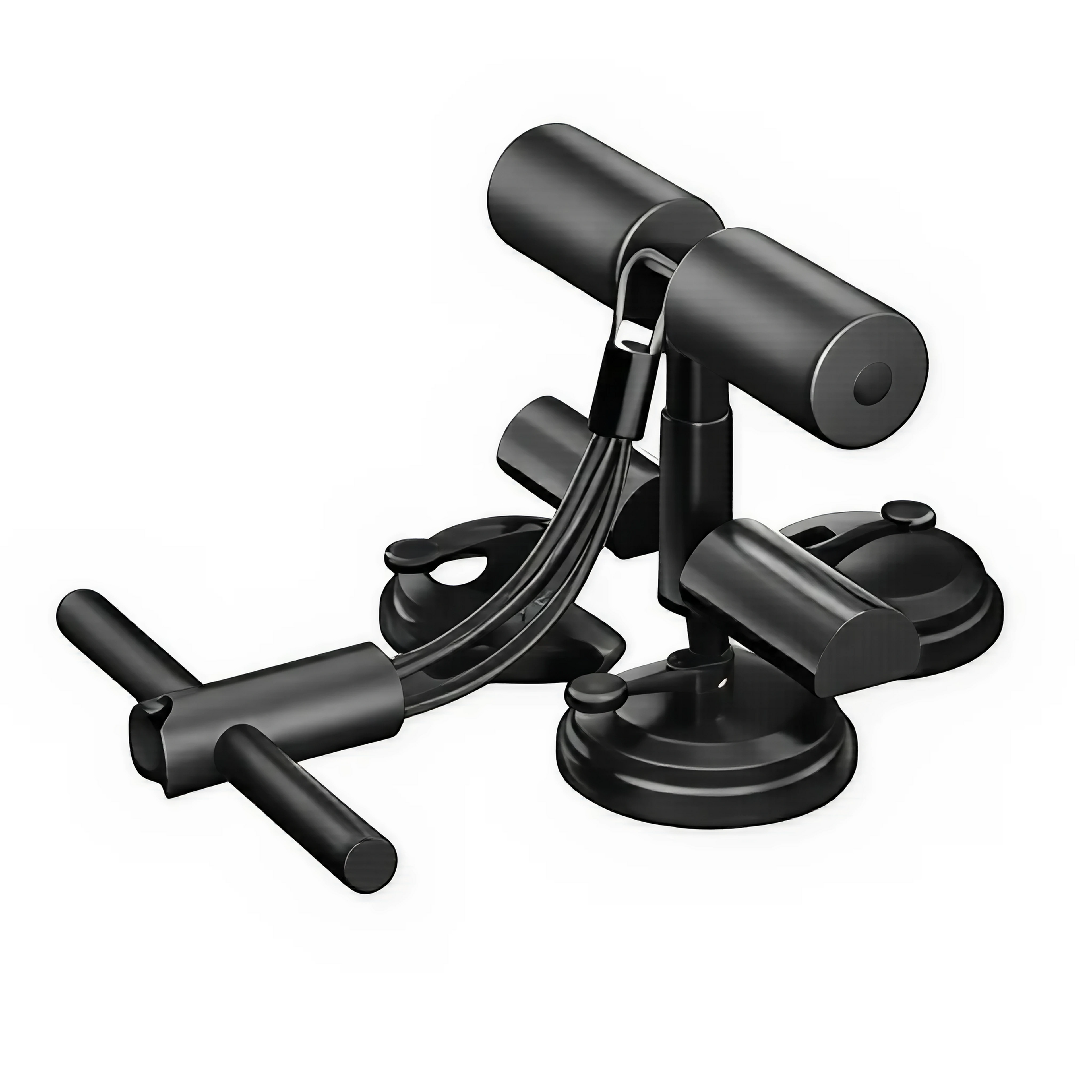 ABLOCK Sit-Up Trainer – Tragbarer Bauchtrainer mit Spannseil für effektives Core-Workout zu Hause
