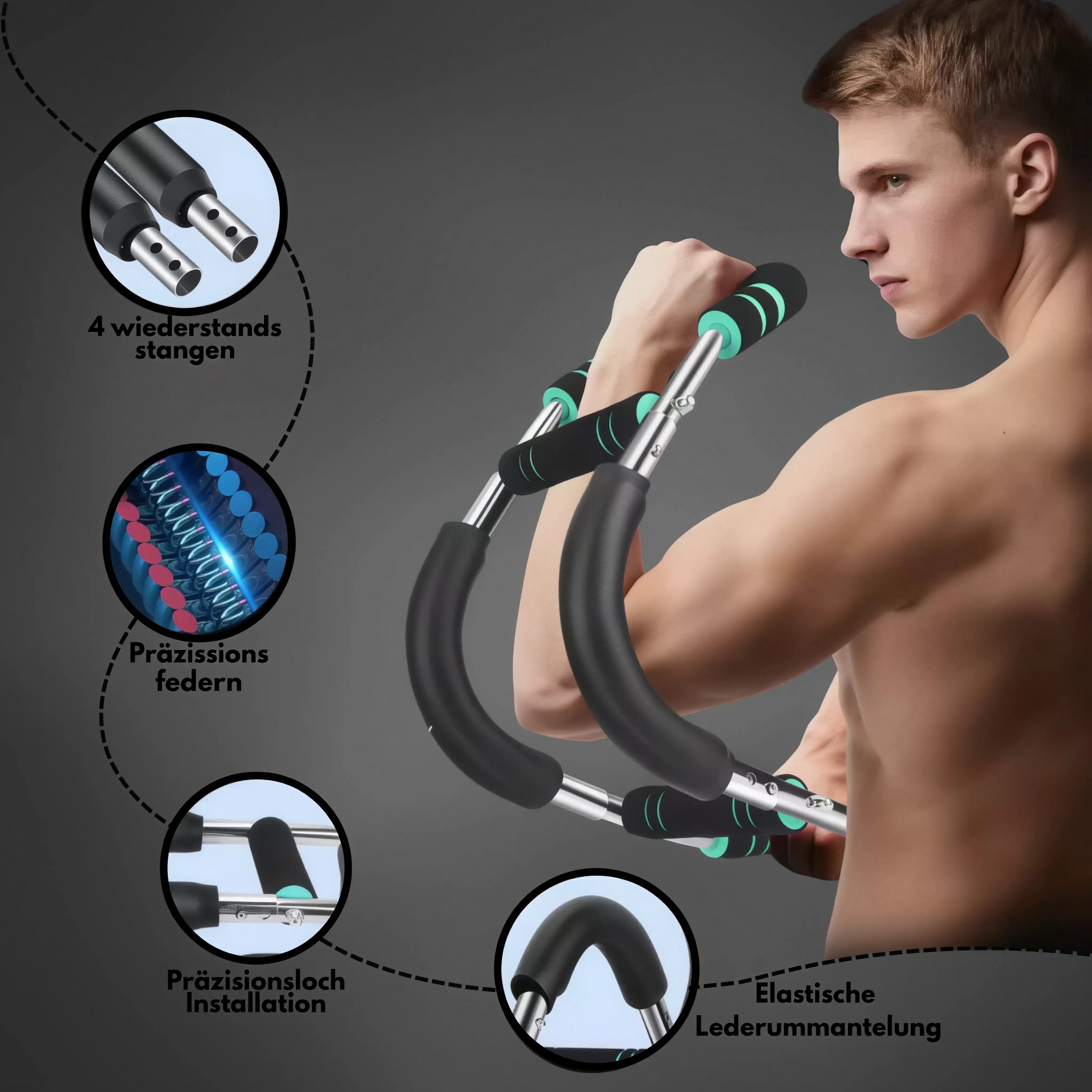 Verstellbarer Armtrainer – Ganzkörpertraining für mehr Kraft & Stabilität