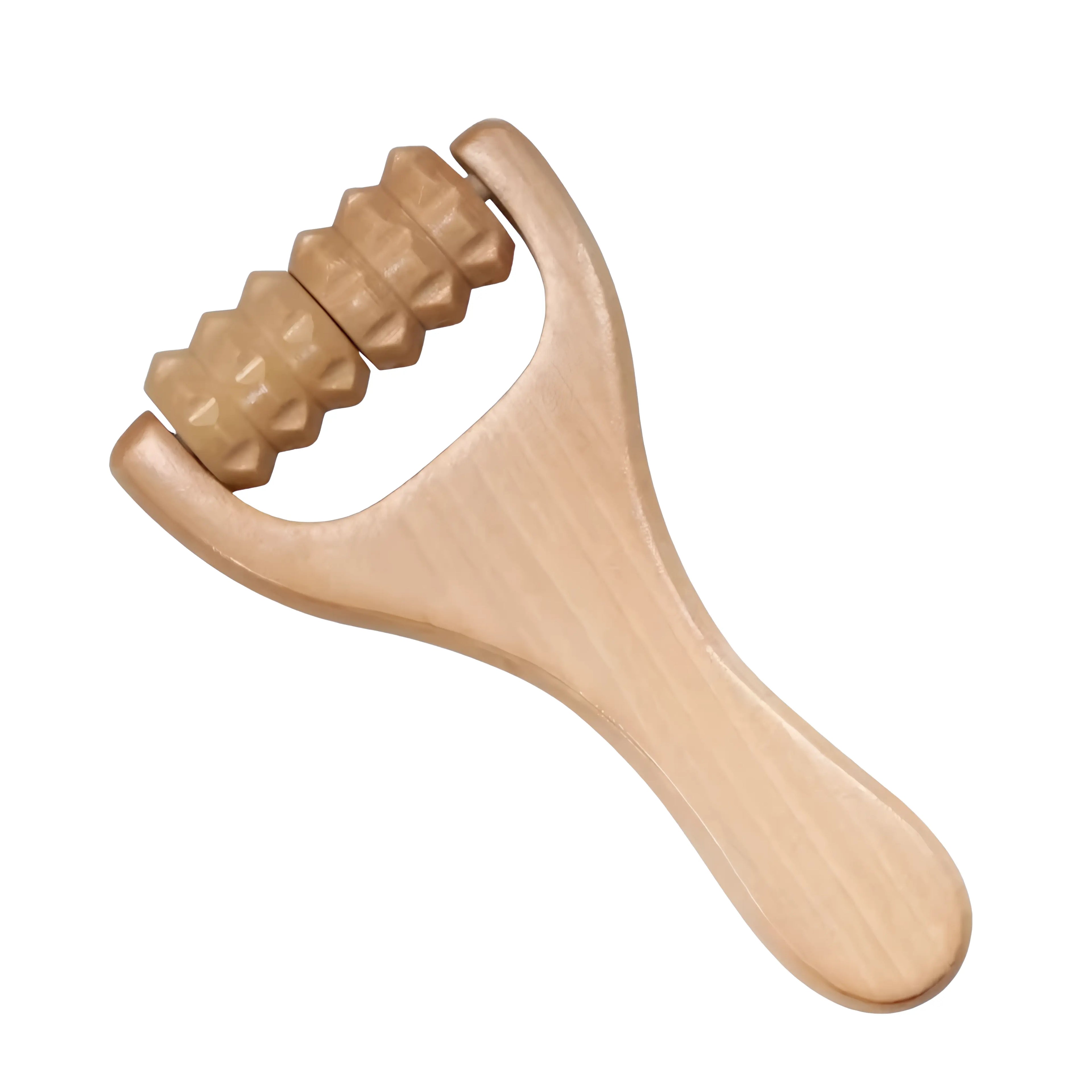 Holz Massageroller – Natürliches Maderotherapie-Tool für effektive Selbstmassage