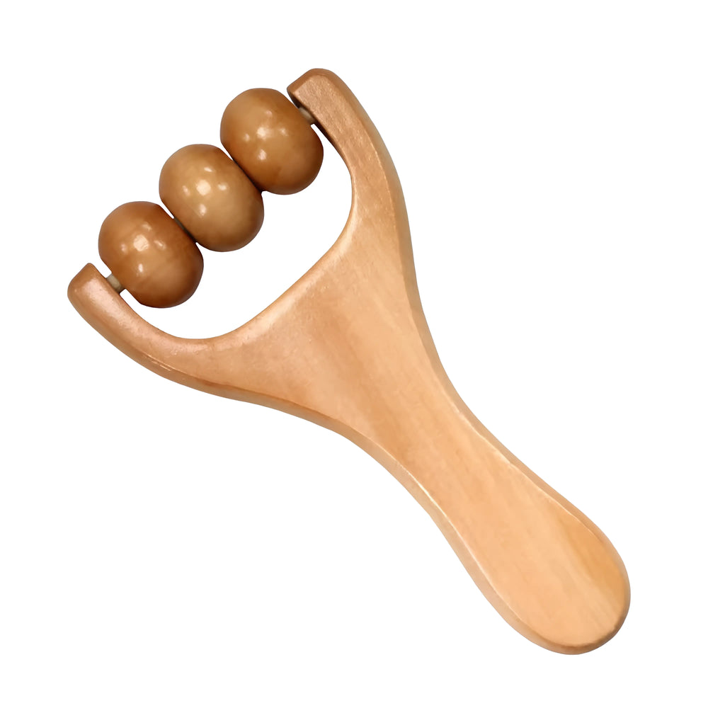 Holz Massageroller – Natürliches Maderotherapie-Tool für effektive Selbstmassage