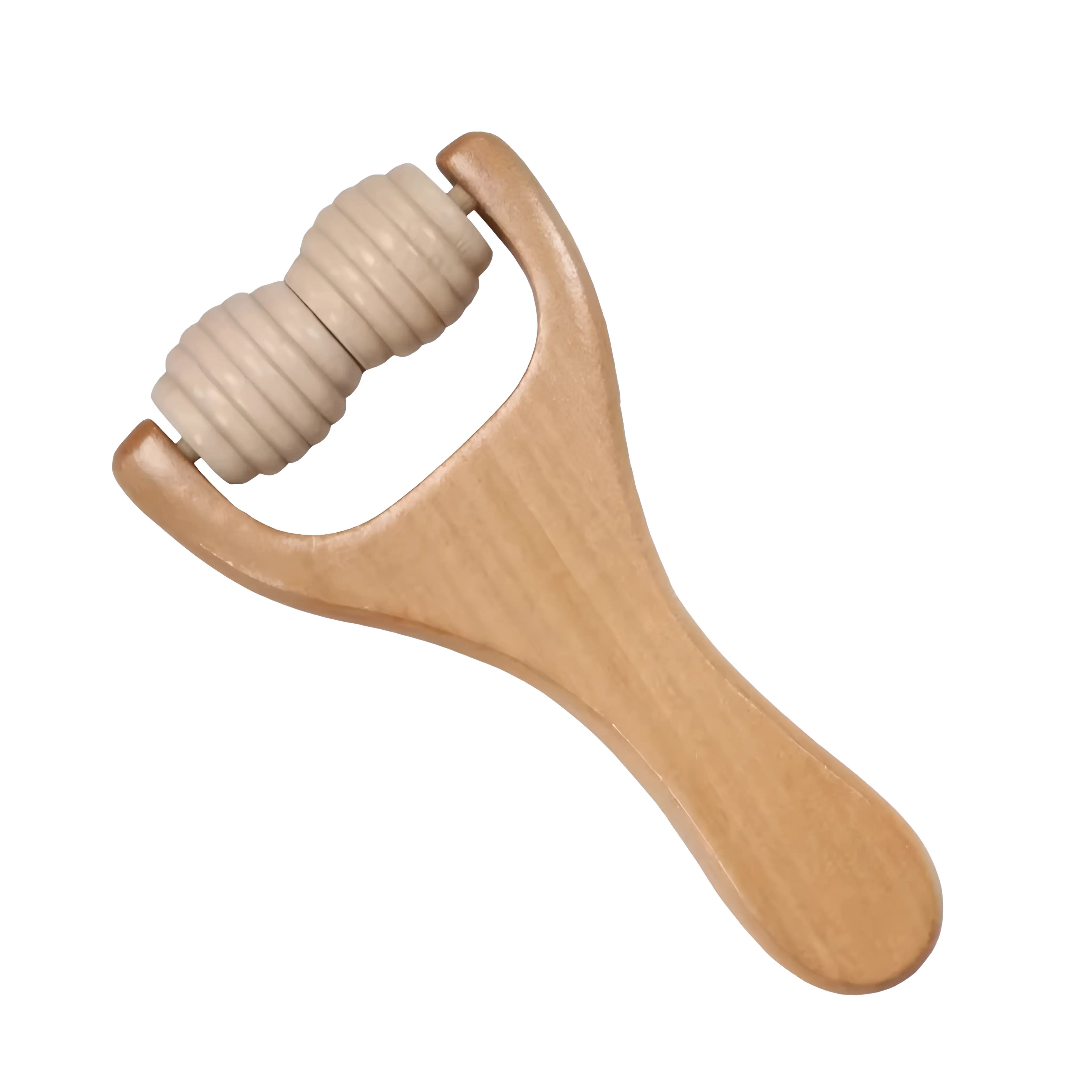Holz Massageroller – Natürliches Maderotherapie-Tool für effektive Selbstmassage