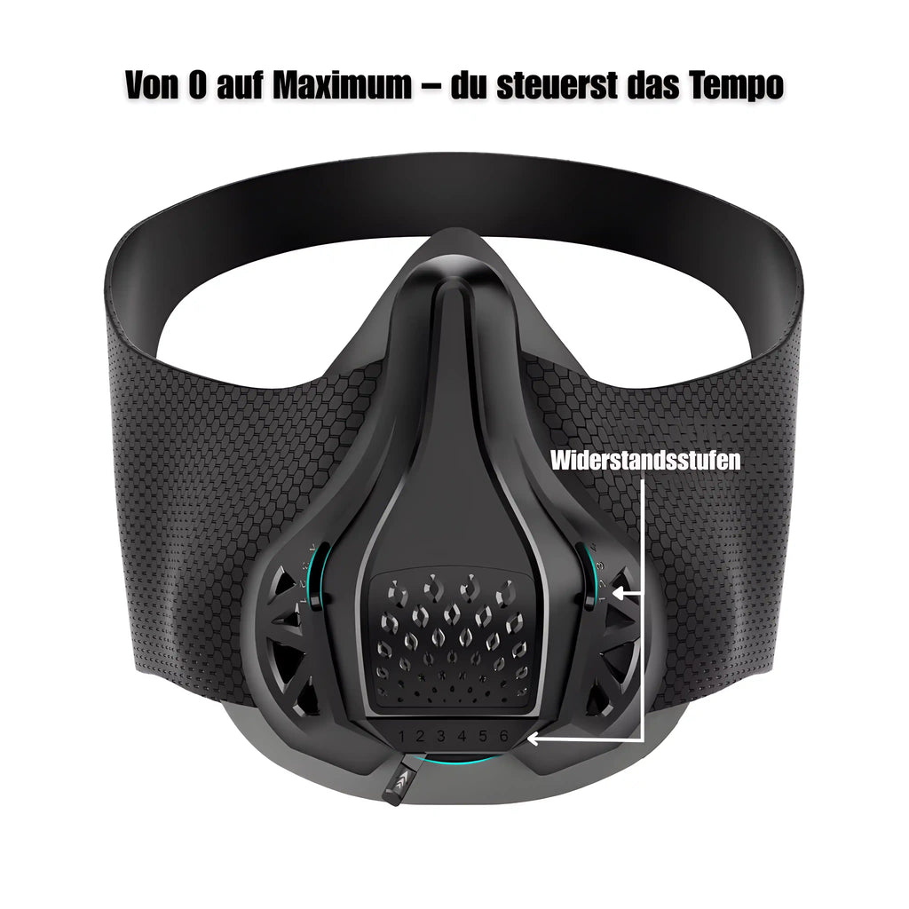 Sport Atemmaske – Widerstandsmaske für Fitness & Ausdauer