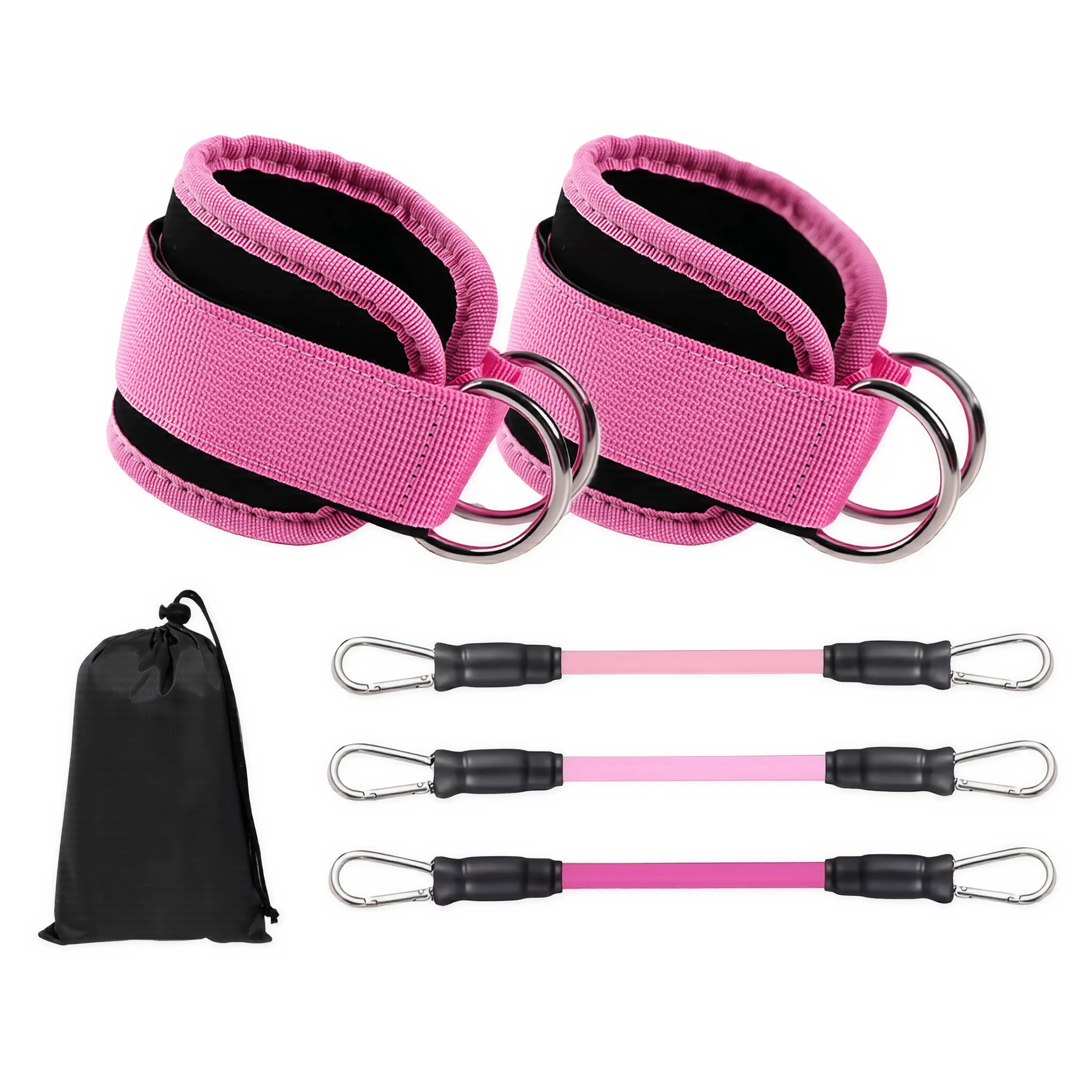 BootyBand Ankle Trainer – Resistance-Band-Set mit Knöchelriemen für gezieltes Bein- & Po-Workout