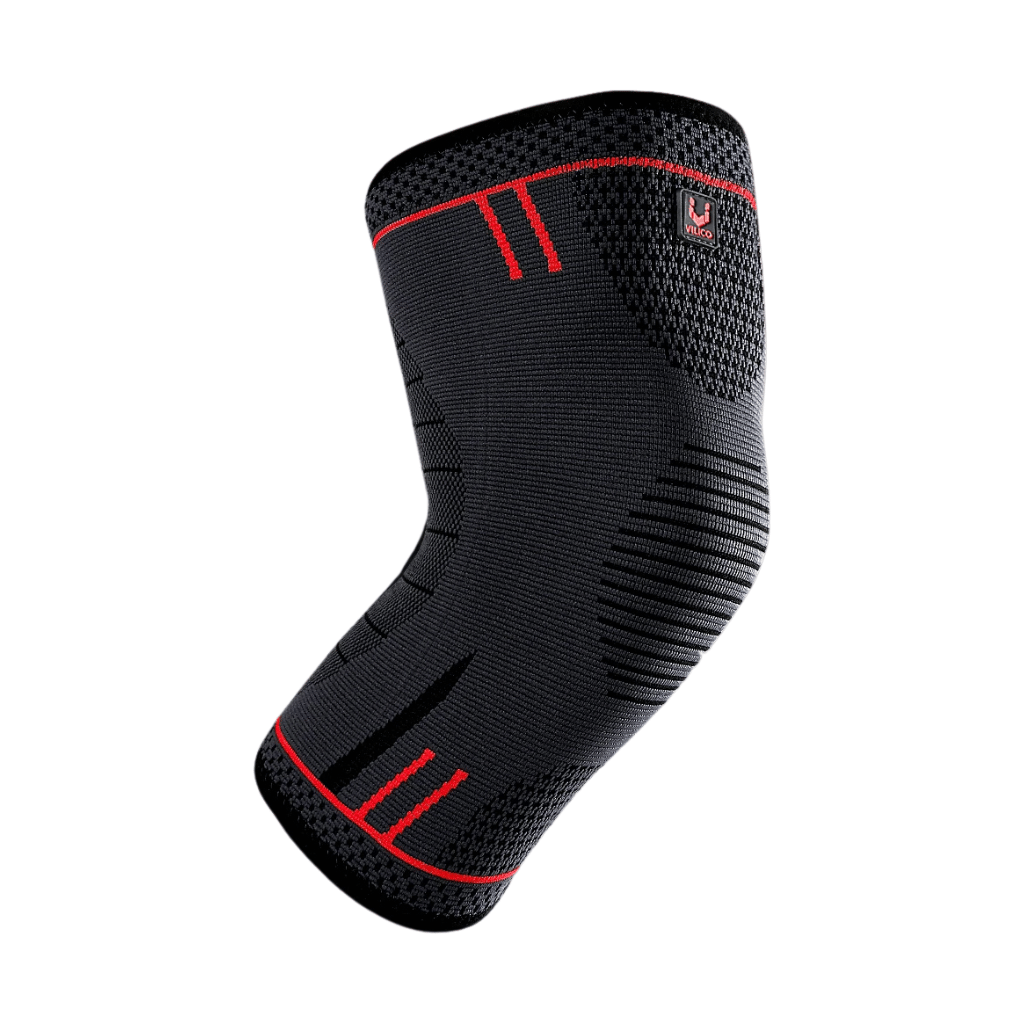 FlexSupport Kniebandage – 1 Stück Kompressions-Knieschoner mit Federstütze für Sport, Fitness & Alltag