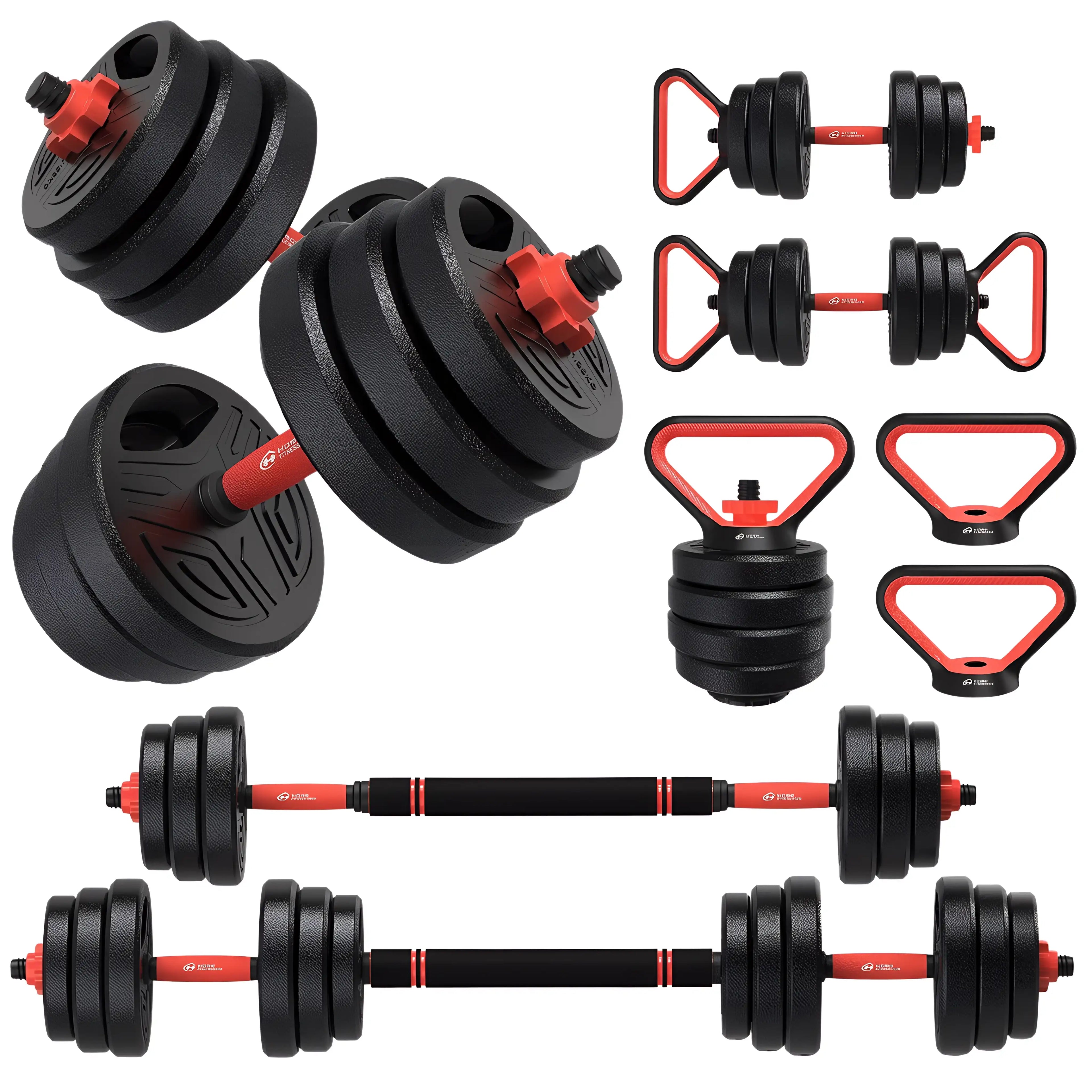 Hantel-Set verstellbar 20 kg – 3-in-1 Langhantel & Kurzhanteln für effektives Ganzkörpertraining