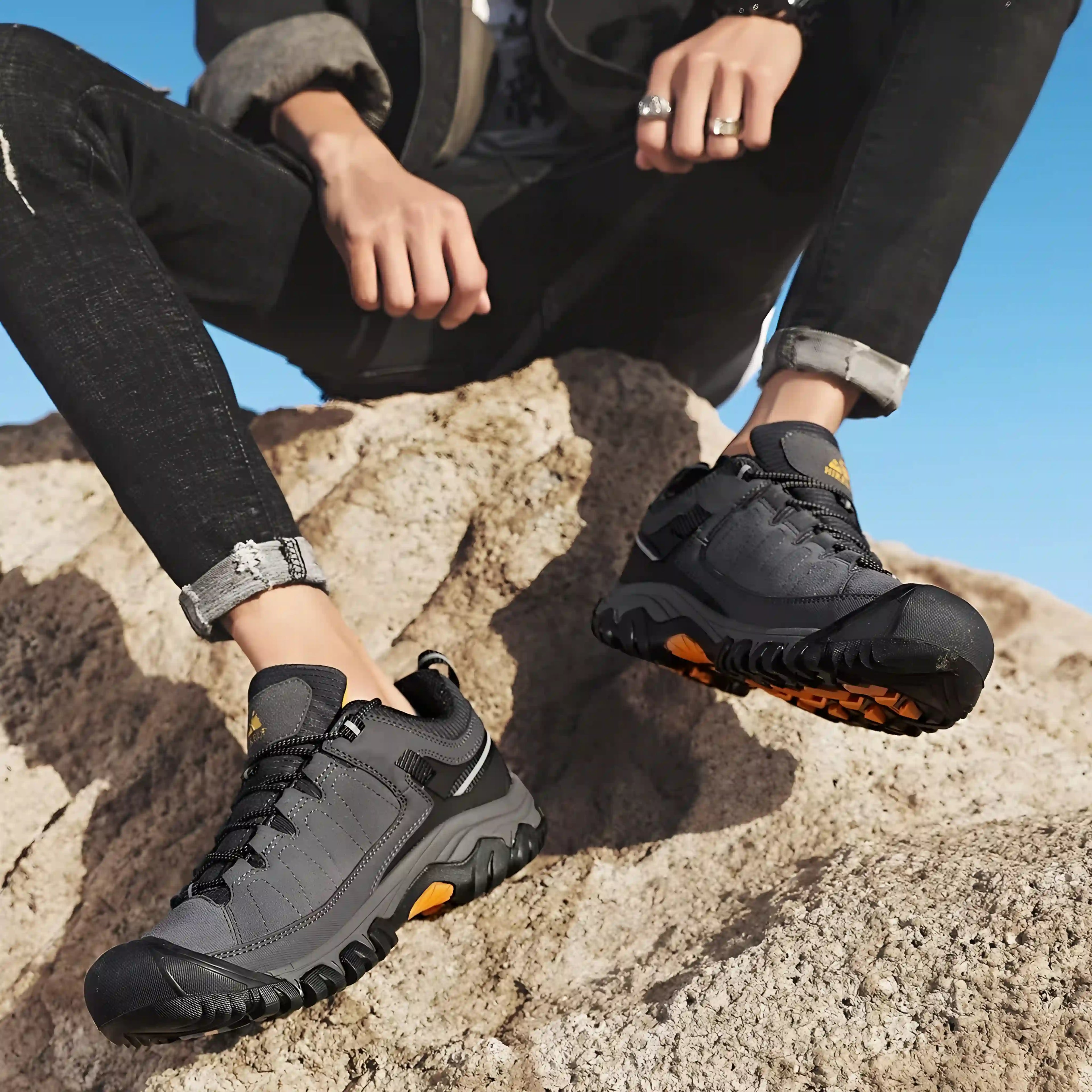 TrailLock X – Robuste Outdoor Wanderschuhe für Herren mit Gummisohle & stabilem Halt
