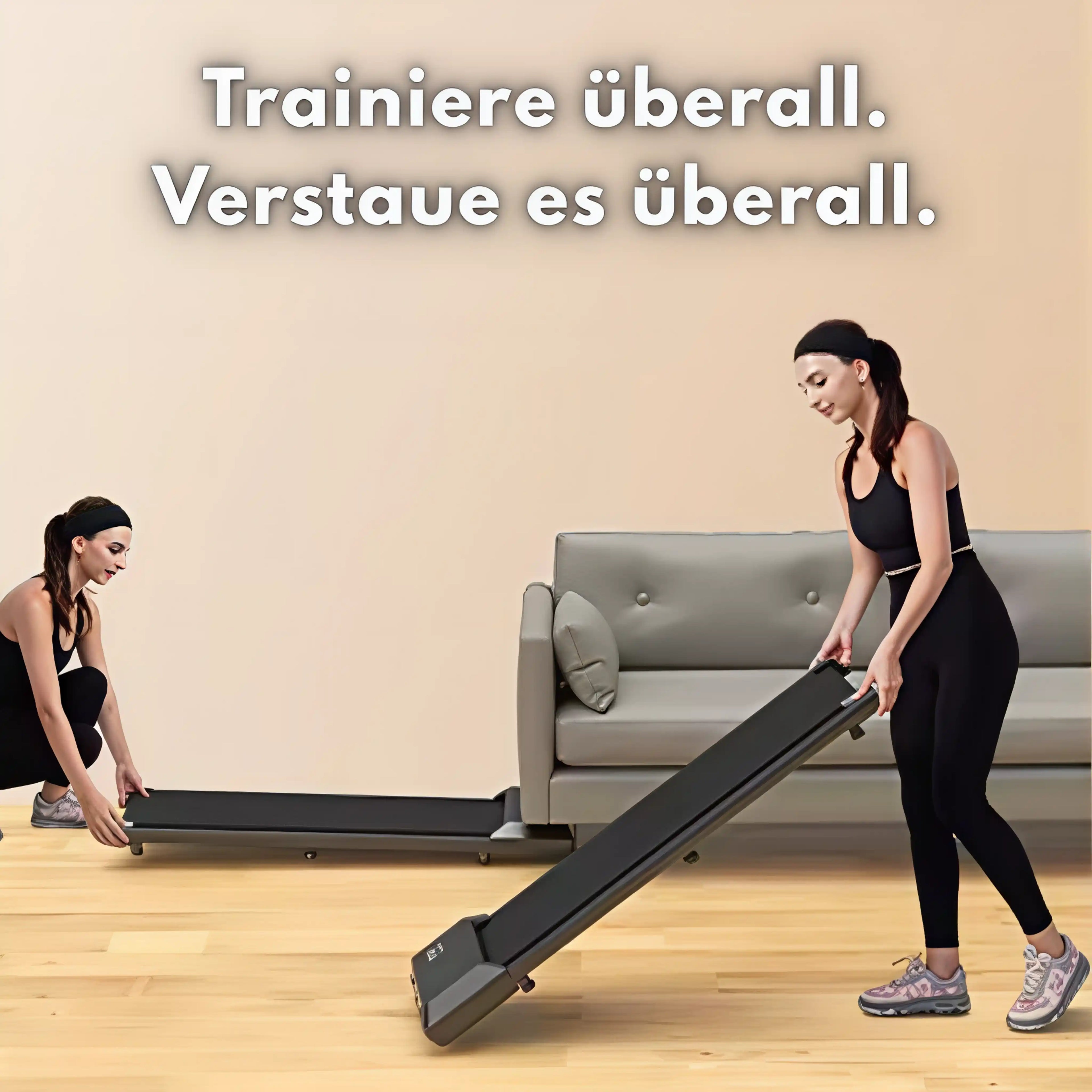 Walking Laufband – Kompaktes Laufband mit Fernbedienung & Dämpfung